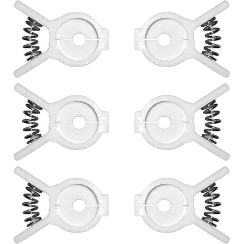 Chef Craft Bread, Bagel, or Chips Clips Set, White (6-Count) - Image 1
